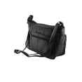 thumbnail image 2 of Women's Leather Organizer Purse Shoulder Bag Multiple Pockets Cross Body Handbag, 2 of 6