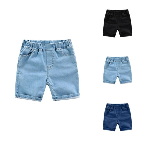 Shorts for Boys Boys Clothes The Children's Baby Boys Girls Toddler Chambray Jeans Pants Shorts