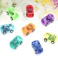 thumbnail image 5 of 20pcs Mini Pull Back Car Toy Transparent Small Vehicles Toys Plastic Funny Car Toy for Kids Toddler (Random Color), 5 of 10