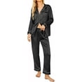 thumbnail image 3 of Pijama De Mujer Pantalones De Pijama Mujer De Seda 2 Piezas, 3 of 8