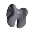 thumbnail image 4 of Reposacabezas para silla de oficina, espuma viscoelástica, funda lavable, ergonómico, con bolsa de almacenamiento, almohada para la siesta, almohada Gris oscuro, 4 of 9