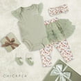 thumbnail image 3 of Chick Pea Baby Girl & Toddler Girl 4 PC Tutu Legging Set, Sizes Newborn-4T, 3 of 4