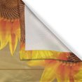 thumbnail image 3 of Ambesonne Sunflower Kitchen Curtains, Flower Frame Circle, 55"x45", Brown Orange, 3 of 3