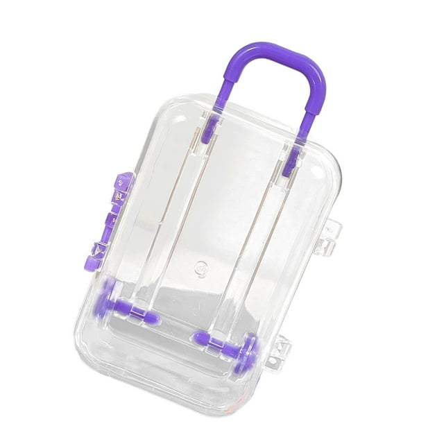 Caja organizadora de joyería Sunnimix con forma de maleta