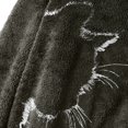 thumbnail image 1 of Women Printed Button Plush Tops Hooded Loose Cardigan Wool Coat Winter Jacket, 1 of 9