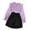 Purple, variant on Girl Clothes Outfit Shirt Top Button Mini Skirt Outfits Set Little Girl Dresses Kids Clothes Sets