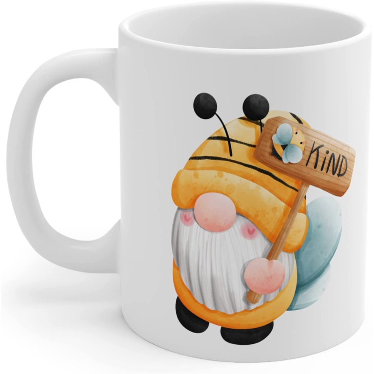 Gnome Mug Cute Be Kind Garden Gnome Ceramic Coffee Cup 11