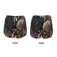 thumbnail image 3 of Salouo Leopard On Tree Branch Print Women's 2 in 1 Running Shorts Double-Layer Shorts Athletic Workout Gym Yoga Shorts Running Shorts for Women-Medium, 3 of 7