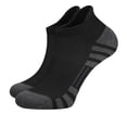 thumbnail image 4 of Huowey Ankle Socks For Women Men Low Cut Athletic Sports Casual Socks Outdoor Hiking Breathable Stretchy Cozy Daily Wear Socks,Black, 4 of 5