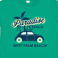 thumbnail image 4 of Inktastic Paradise Beach in West Palm Beach with Palm Trees and Car Boys or Girls Toddler T-Shirt, 4 of 5