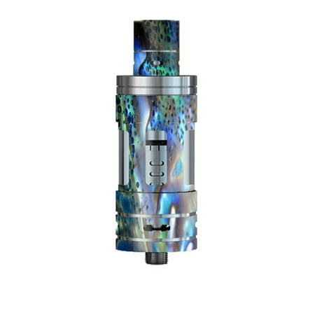 - Skin Decal For Smok Tfv4 Mini Tank Vape Mod / Abalone Pearl Sea Shell Green Blue