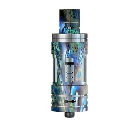 Skin Decal For Smok Tfv4 Mini Tank Vape Mod / Abalone Pearl Sea Shell Green