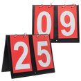 thumbnail image 1 of GOGO 2 Ensembles Tableaux de Pointage Sportifs Portatifs de Table Marqueur 00-99-Carte Rouge, 1 of 4