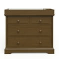 thumbnail image 3 of Child Craft Universal Changing Table Topper, Converts Dresser to Changing Surface, Secure Fit, Cocoa Bean Brown, 3 of 9