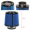 thumbnail image 2 of 3inch 76mm Cold Air Intake Cone Replacement Dry Air Filter High Flow Inlet Blue, 2 of 6