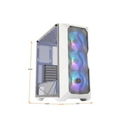 Cooler Master MasterBox TD500 Mesh Airflow ATX Mid-Tower, White