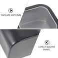 thumbnail image 6 of YSNOOWE 15Pcs Storage Tin Container for and DIY Enthusiasts Black Tinplate PVC, 6 of 8