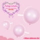 thumbnail image 2 of Globos Rosa Pastel Diferentes Tamaños, Paquete De 80 Globos Rosa Garla, 2 of 5