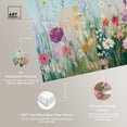 thumbnail image 4 of Art Remedy Playful Flower Art Canvas, 36" x 24", Gallery Wrapped, Lush and Lovely I, 4 of 7