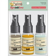 October Afternoon Farmhouse Sprinkler Ink, 3Pk