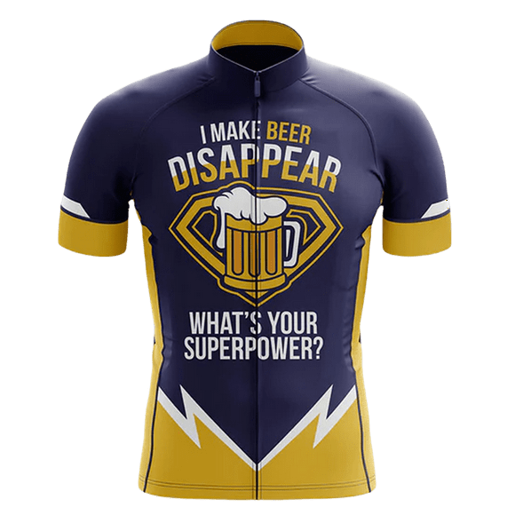 I Make Beer Disappear Cycling Jersey - M