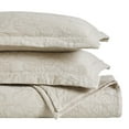 thumbnail image 3 of Superior Hibiscus Cotton Matelasse Bedspread Set, King, Beige, 3 of 9