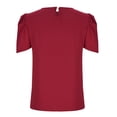 thumbnail image 6 of IROINNID Women's Summer Sexy Printed Casual Ruffle Short Sleeve Summer Tops, 6 of 7