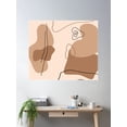 thumbnail image 2 of Desert Sand Terrain Modern Abstract Poster Wall Art, Modern Wall Decor For Living Room Bedroom, 8x12 UNFRAMED, 2 of 3