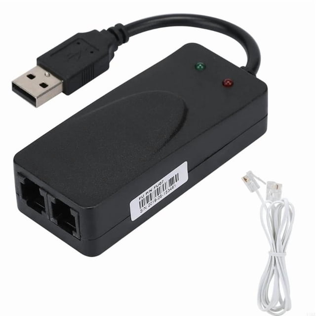 920L Fax Modem Dual Port USB2.0 56K External Modem Driver for Win 7 8 10 XP USB Modem Port