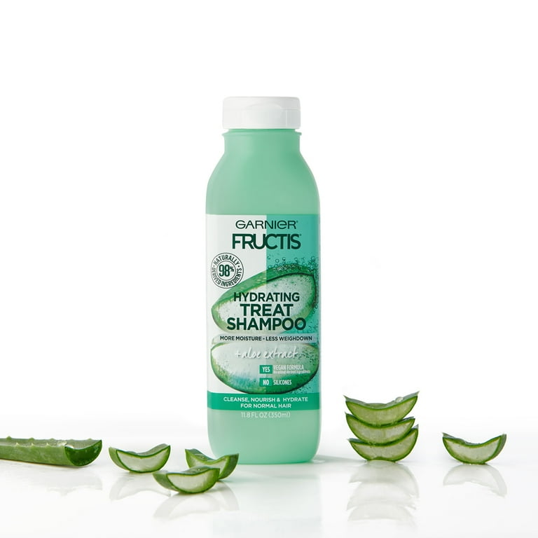 Garnier Fructis Hydrating Treat Shampoo, Aloe Extract, 11.8 fl oz, Vegan -  Walmart.com