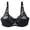 Black, variant on CFXNMZGR Plus Size Strapless Bra for Large Breasts Women's Push-up Bra with Dreamwire, No-Poke Underwire Push-up Bras for Women, Convertible, Demi Coverage (Black,100C)