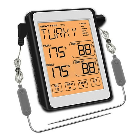 

Food Meat Cooking Thermometer BBQ Grill Smoker Instant Read For Kitchen Oven BBQ