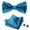 12634-JP234, variant on Synzerm Mens Solid Color Double Fold Pre-tied Bow Tie and Pocket Square Cufflink Set