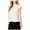 Ivory, variant on Rachel Zoe Womens Mockneck Peplum Blouse, Off-White, Medium