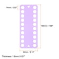 thumbnail image 2 of 5uds Bordado Seda Organizador Tarjetas 20 Posiciones PP Plástico 7.68 x 3.15 Cruz Punto Hilo Soporte para Coser Costura Hilo Soporte, Claro Púrpura, 2 of 7