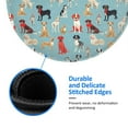 thumbnail image 5 of Disketp Animal Dog Small Mouse Pad 7.9x7.9 Inches,Washable Round Mousepad for Office Laptop Computer,Non-Slip Rubber Base Mouse Pads for Wireless Mouse, 5 of 8