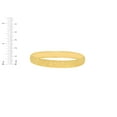 thumbnail image 3 of Floreo 10k Yellow Gold 8mm Classic Satin Finish Textured Flex Bangle Bracelet, 3 of 3