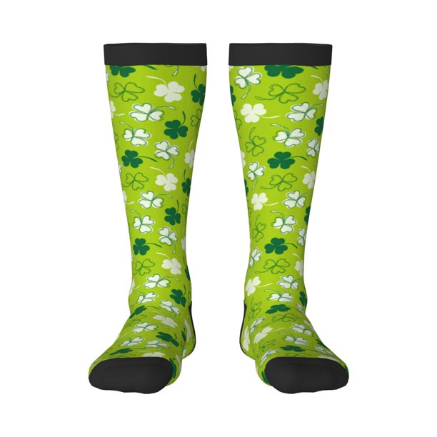 Balery St Patrick's Day7 Calcetines novedosos Calcetines deportivos Calcetines hasta la rodilla Calcetines de algodón Calcetines originales y geniales