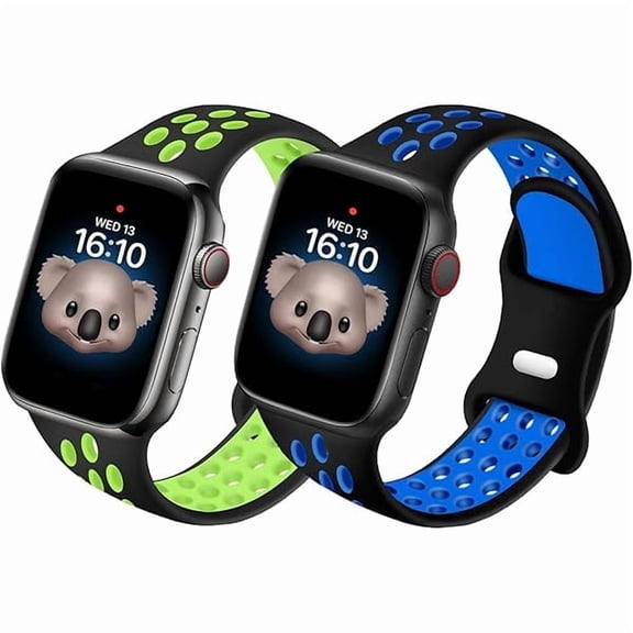 can Compatible with Kids Apple Watch Band 38mm 40mm 41mm 42mm 44mm 45mm 46mm, Boys Girls Breathable Soft Silicone Sport Wrist Strap for iWatch Series 11 10 9 8 7 6 5 4 3 2 1 SE3 SE2 SE