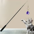 thumbnail image 3 of Cat Teaser Wand Toys, Extra Long Durable Interactive Cat Toy, 2 in 1 Spring Cat Wand Toy, for Bored Indoor Adult Cats, Bird Teaser Cat Accessories Enrichment, 3 of 5