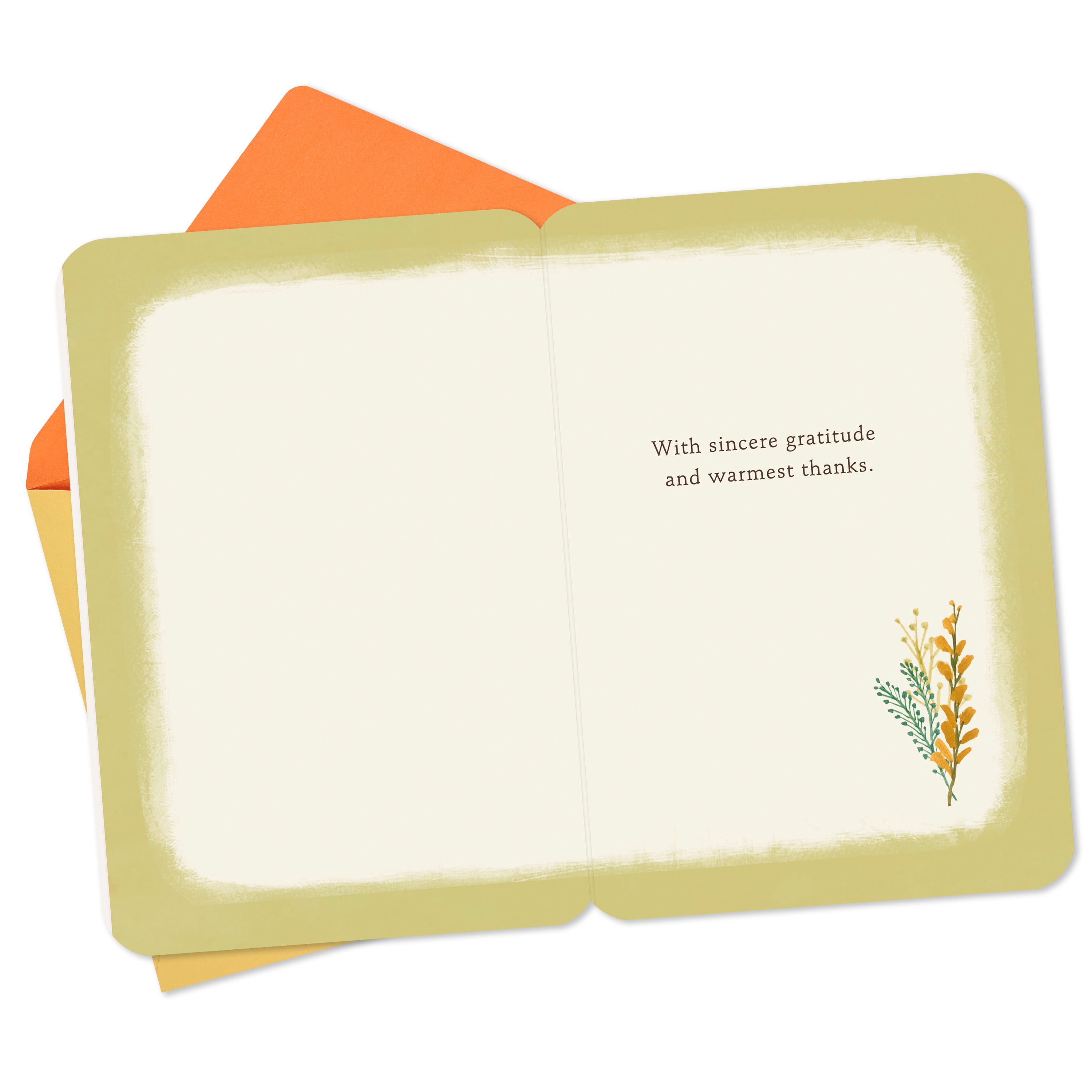 Hallmark Just Because Thank You Card (Sunny Wildflowers)