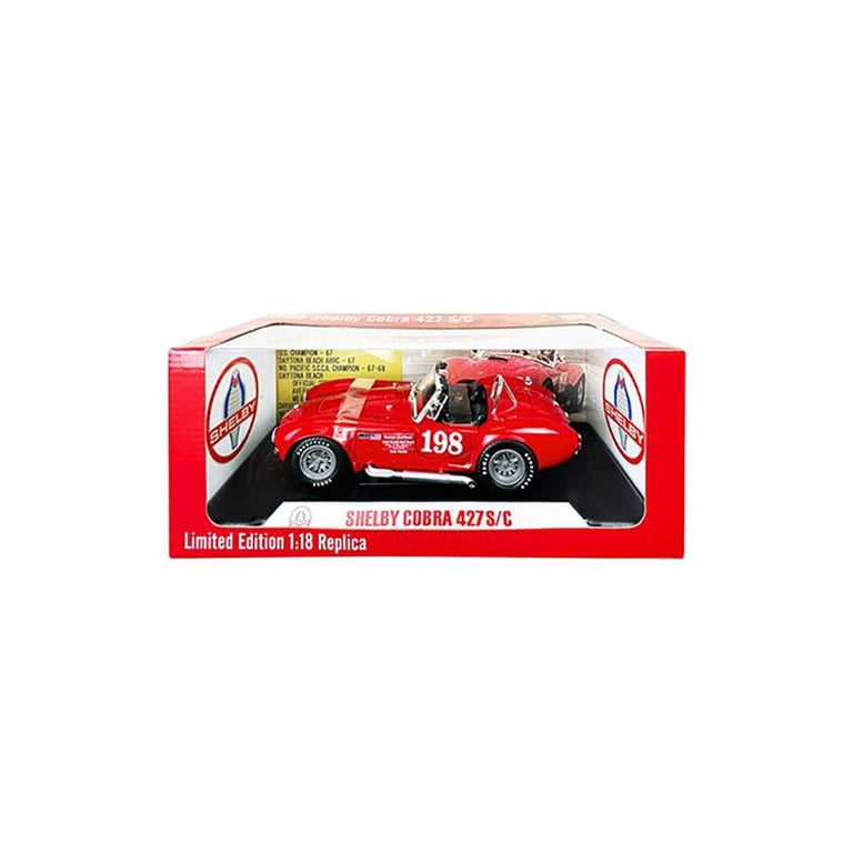 1965 Shelby Cobra 427 S/C Convertible #198 Red ACME Exclusive 1/18