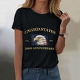 thumbnail image 2 of Leey-World Funny 4th Of July Shirts for Women 250 Years American 1776 2026 250th USA Birthday 4th of July T-Shirt(Black,L), 2 of 8