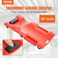 thumbnail image 2 of VEVOR 40 in Mechanic Plastic Creeper Automotive Rolling Garage 350 lbs HDPE, 2 of 9