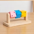 thumbnail image 4 of Product Classification Hamster Toys Enrichment Wooden Puzzle Cube for Interactive Whimsy and Chew, 4 of 7