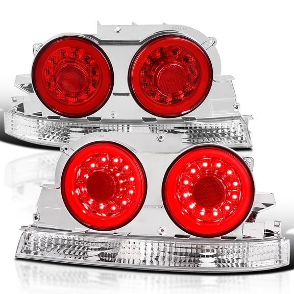Spec-D Tuning LED Tail Lights Compatible with 1995-1998 Nissan Skyline GTR GTS R33 Left   Right Assembly