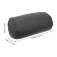 thumbnail image 4 of WASHWEPE Travel Neck Pillow Grey Milk Silk 1Pcs Ergonomic Design for, 4 of 8