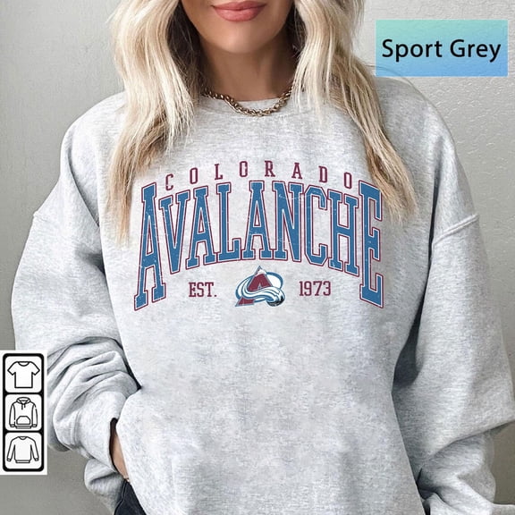 Vintage Colorado Hockey Sweatshirt, Avalanche Hockey Shirt, Colorado Hockey Fan shirt