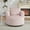 Pink, variant on MAYEERTY Mnimalist Round Swivel Sofa Chair, Modern & Comfy Compressible Seating for Living Room, 39" Blue