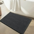 thumbnail image 3 of Bathroom Rugs 36x24, Extra Soft Absorbent Chenille Bath Rugs, PVC Backing Quick Dry, Machine Washable Bath Mats for Bathroom Floor, Tub and Shower, Home Decor Accessories,Dark Grey, 3 of 4